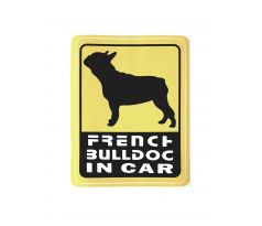FRENCH BULLDOG IN CAR