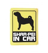 SHAR-PEI IN CAR