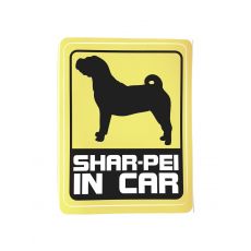 SHAR-PEI IN CAR