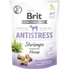 Funkčné pamlsky Brit Care Dog Functional Snack Antistress krevetky 150 g